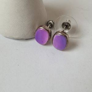 Peyote bird earrings